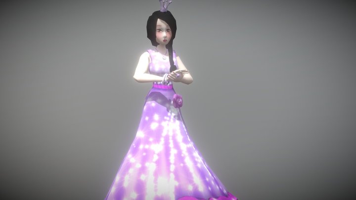 3DRT - Fantasy Princess - 02 3D Model