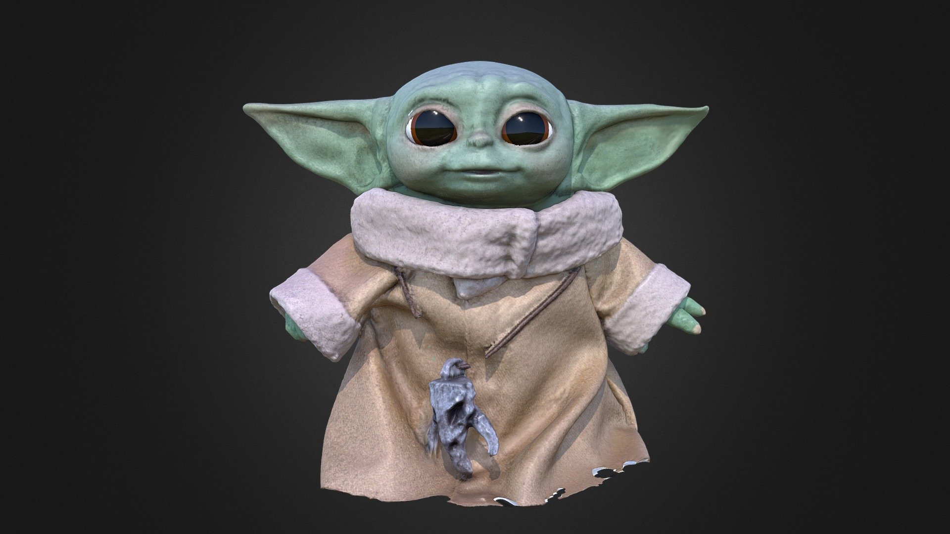 Grogu - Download Free 3D model by hata419 [e480e02] - Sketchfab