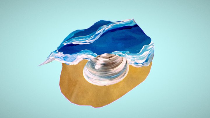 a seashell by the seashore 3D Model