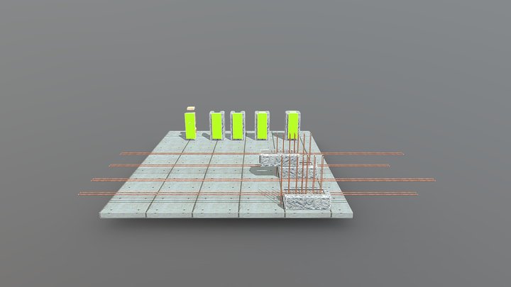 VB End Block MockUp Updated 3D Model