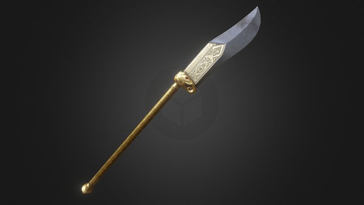 Indian Bhuj Knife 3D Model