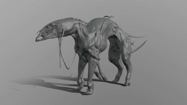 undead creature 3D Model