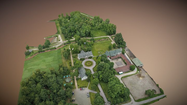 Posiadłość Dwór Mościbrody 3D Model