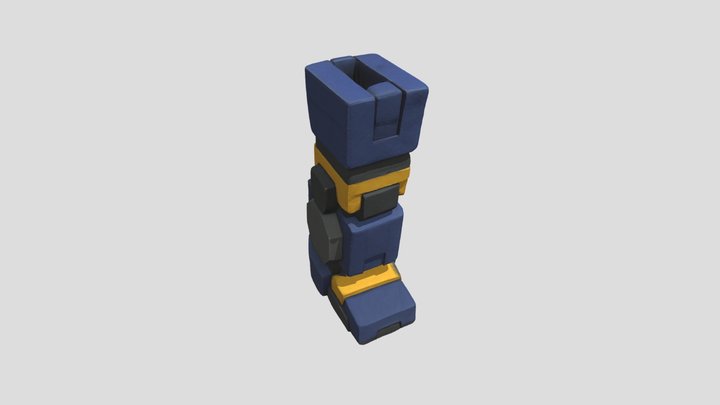 Robot Jeffblox Leg For Roblox Futuristic – Free 3D Model STL