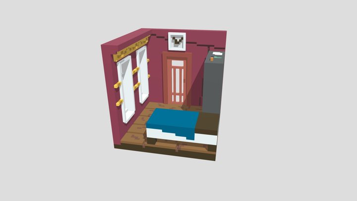 Alan's room 3D Model