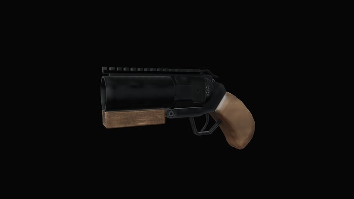 Hand Cannon 3D Model