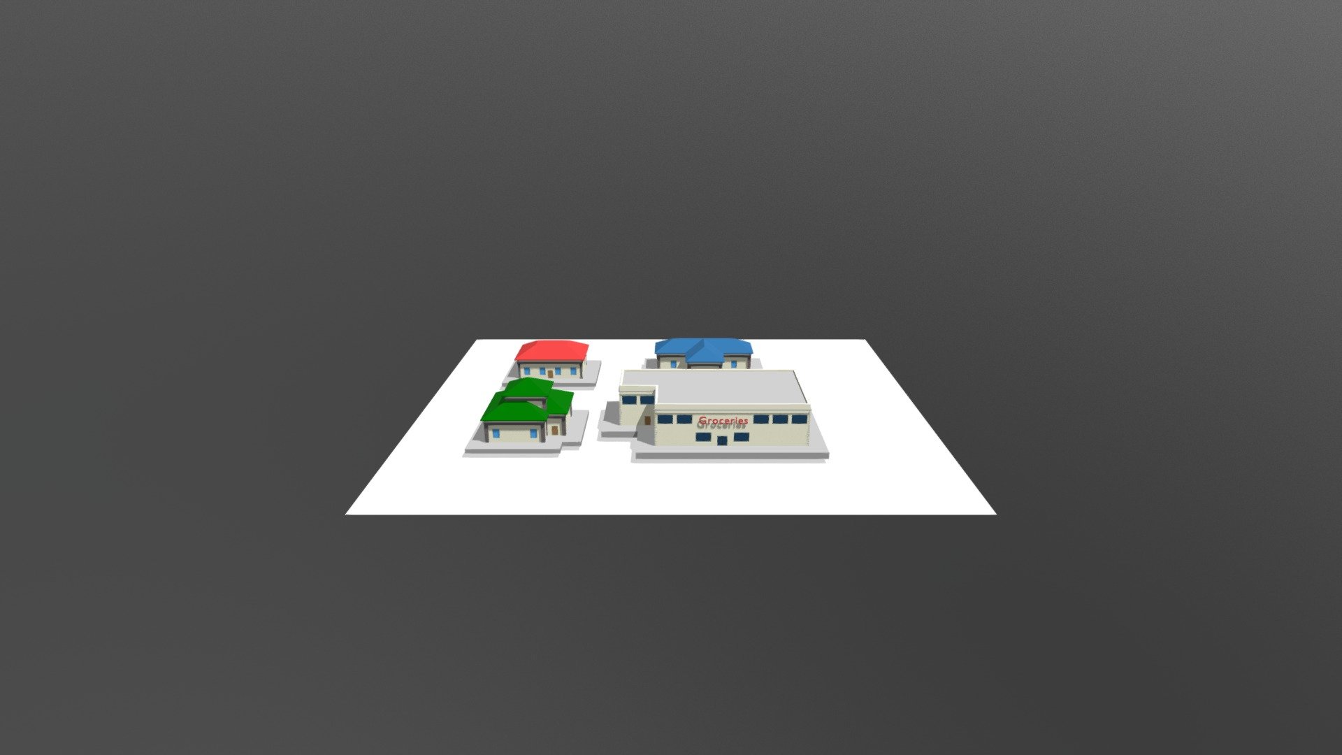 LP Buildings Scene - 3D model by Draconiz717 [e489a31] - Sketchfab