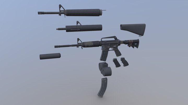 Call of Duty: Black Ops 6 - XM4 – Gratis 3D-model STL