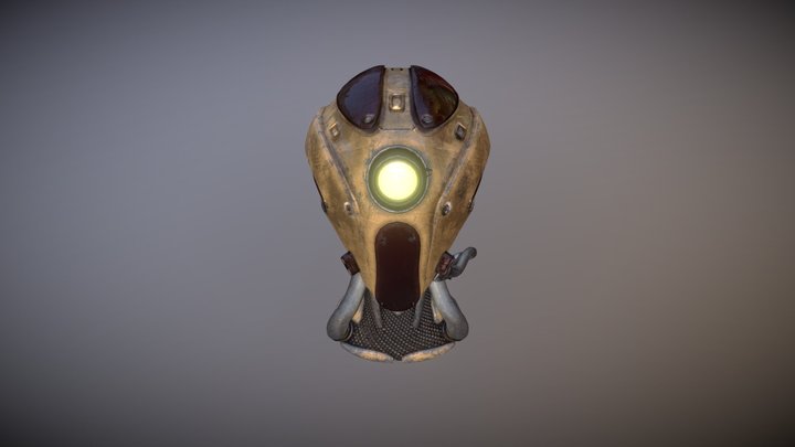 Helmet Substance File 3 Uvfix 3D Model