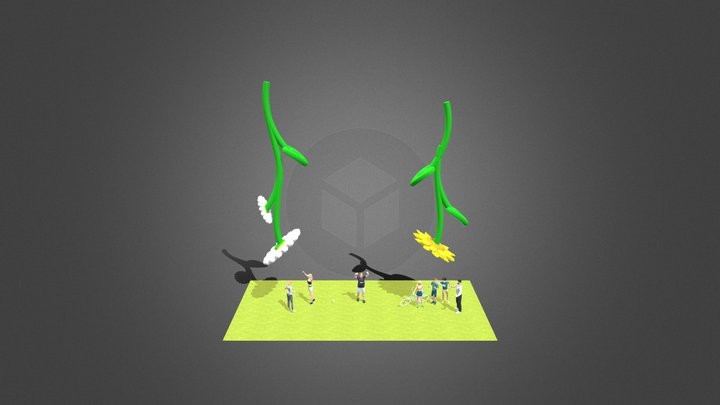 Presentacion Flores 3D Model