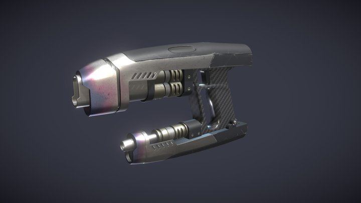 Guardian of the Galaxy - Blaster 3D Model