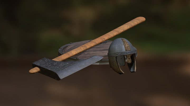 Viking War Set LP 3D Model