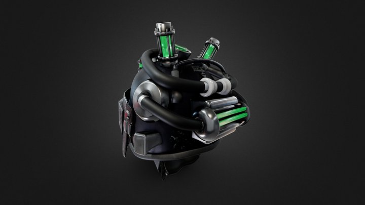 Helmet PUBG 3D Model