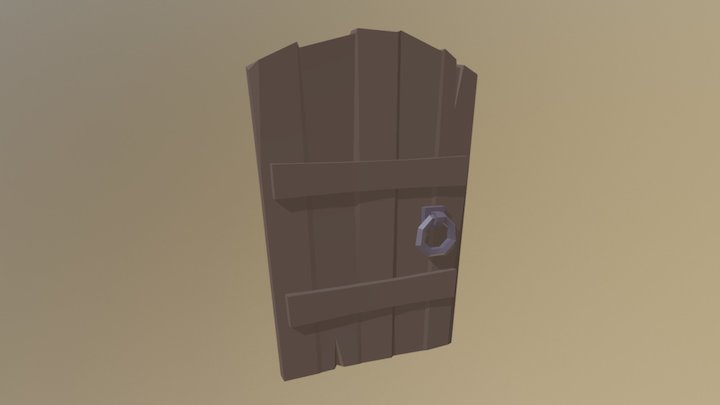 Wooden Door – Modello 3D gratuito STL