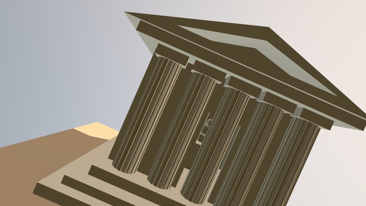 The Parthenon Angelo 3D Model