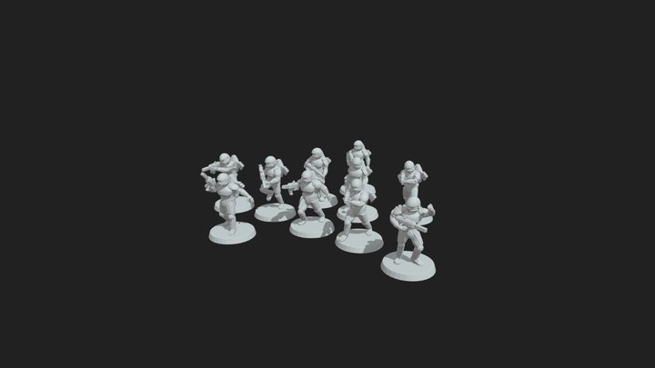 Solar Marines, Solar Systems Federation 3D Model