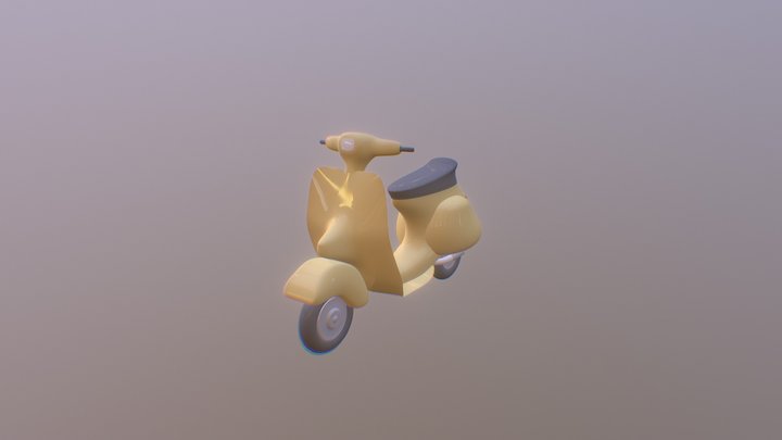 Vespa 3D Model