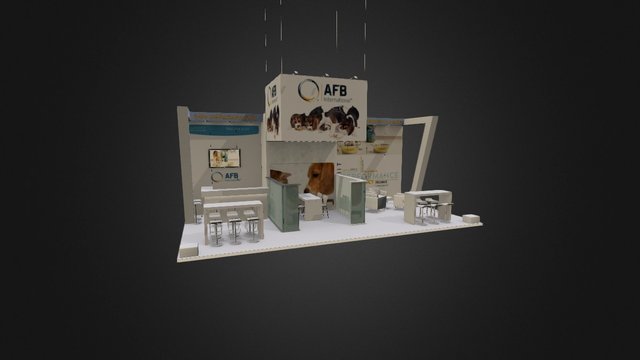 Exhibition booth stand design Netherlands 3D Model