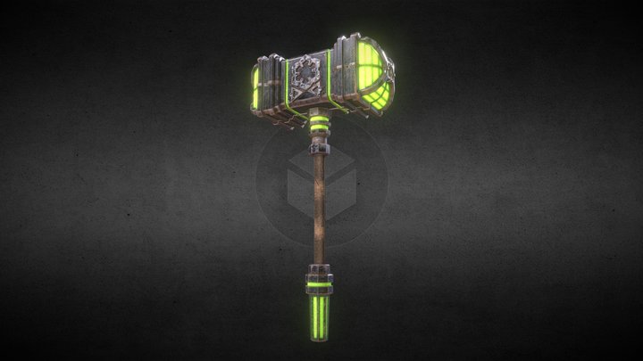 Space Grunge: War Hammer 3D Model