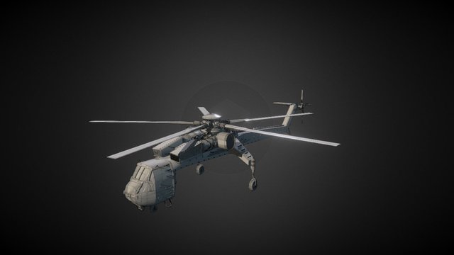 Sikorsky CH-54 Aa 3D Model