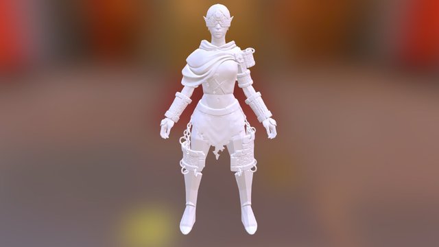 Mushety's Templar Assassin Dota 2 set Rework 3D Model
