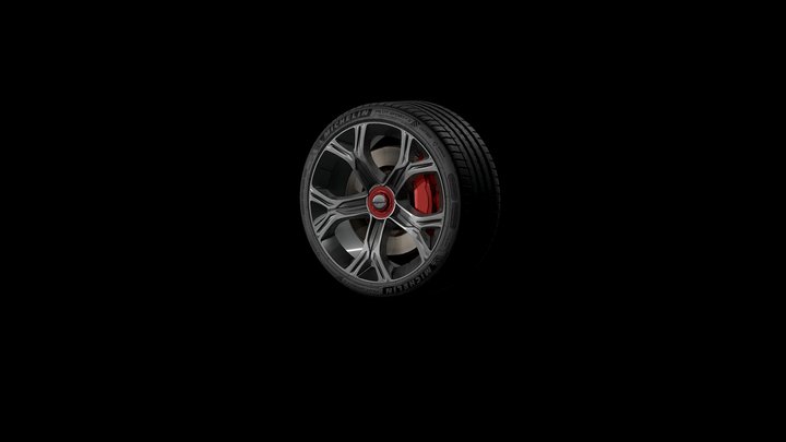 Stinger GT Michelin Sport 4 3D Model
