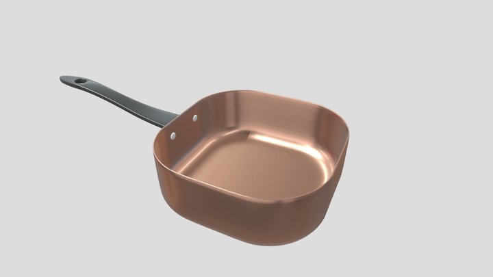 Large Saucepan with Cover - 3D Model by weeray