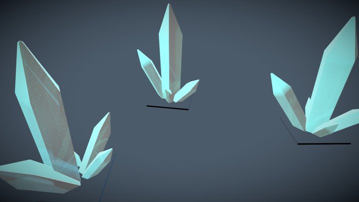 Crystal Test Render 3D Model