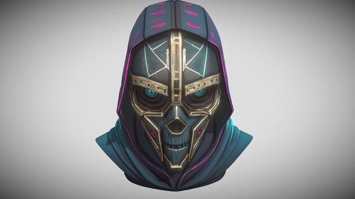 Cyber Dishonored Mask – Modello 3D gratuito STL