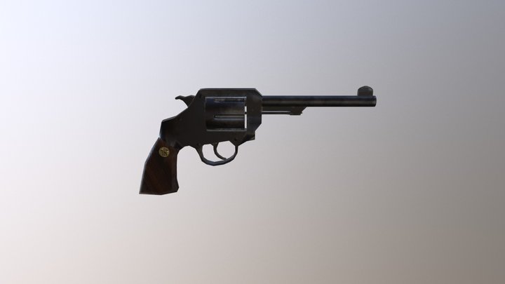Indiana Jones Gun 3D Model