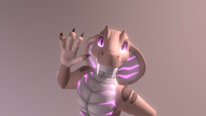 Cred Snake VRChat Avatar 3D Model