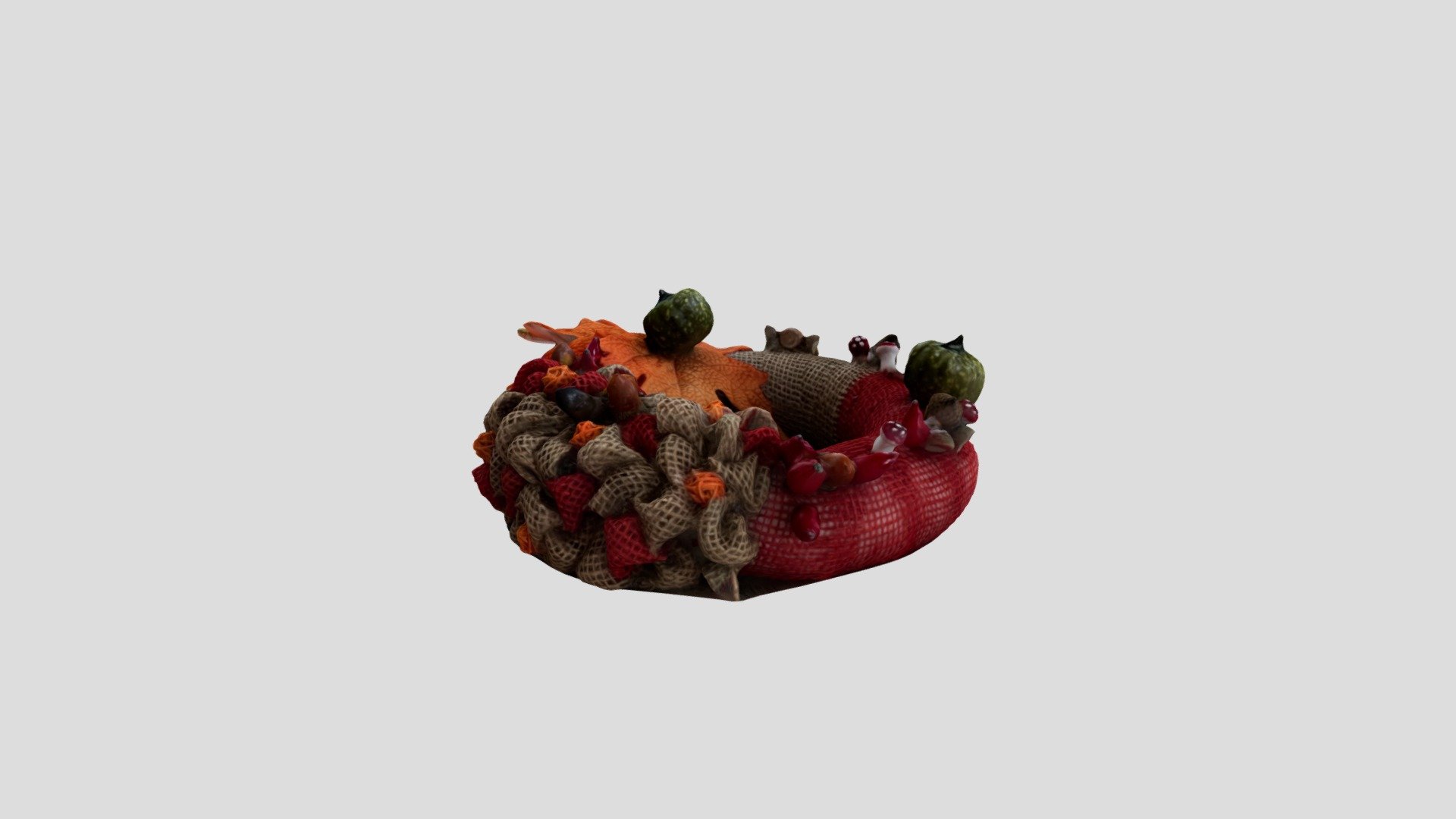 Autumn wreath - Download Free 3D model by cadloop [e497629] - Sketchfab