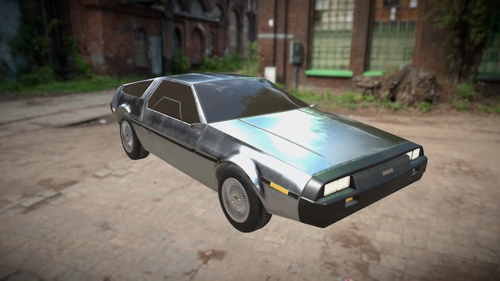 DeLorean DMC-12 3D Model