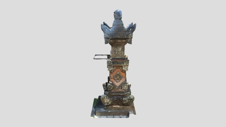 Pelinggih madya 3 3D Model