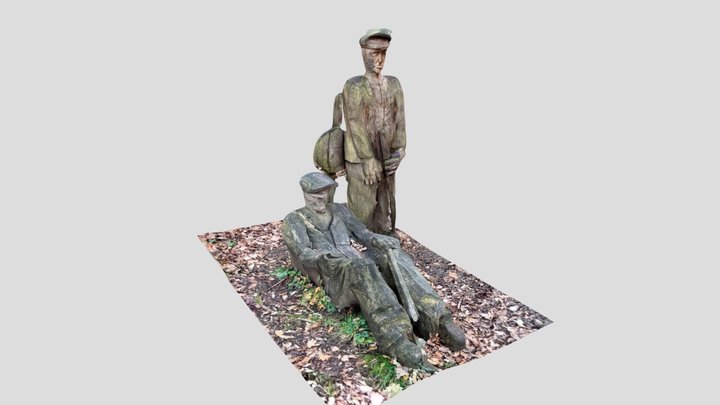 The Lines Men 3D Model