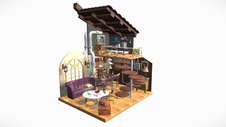 UNDO B038_INDOOR DIORAMA_WAN YING 3D Model