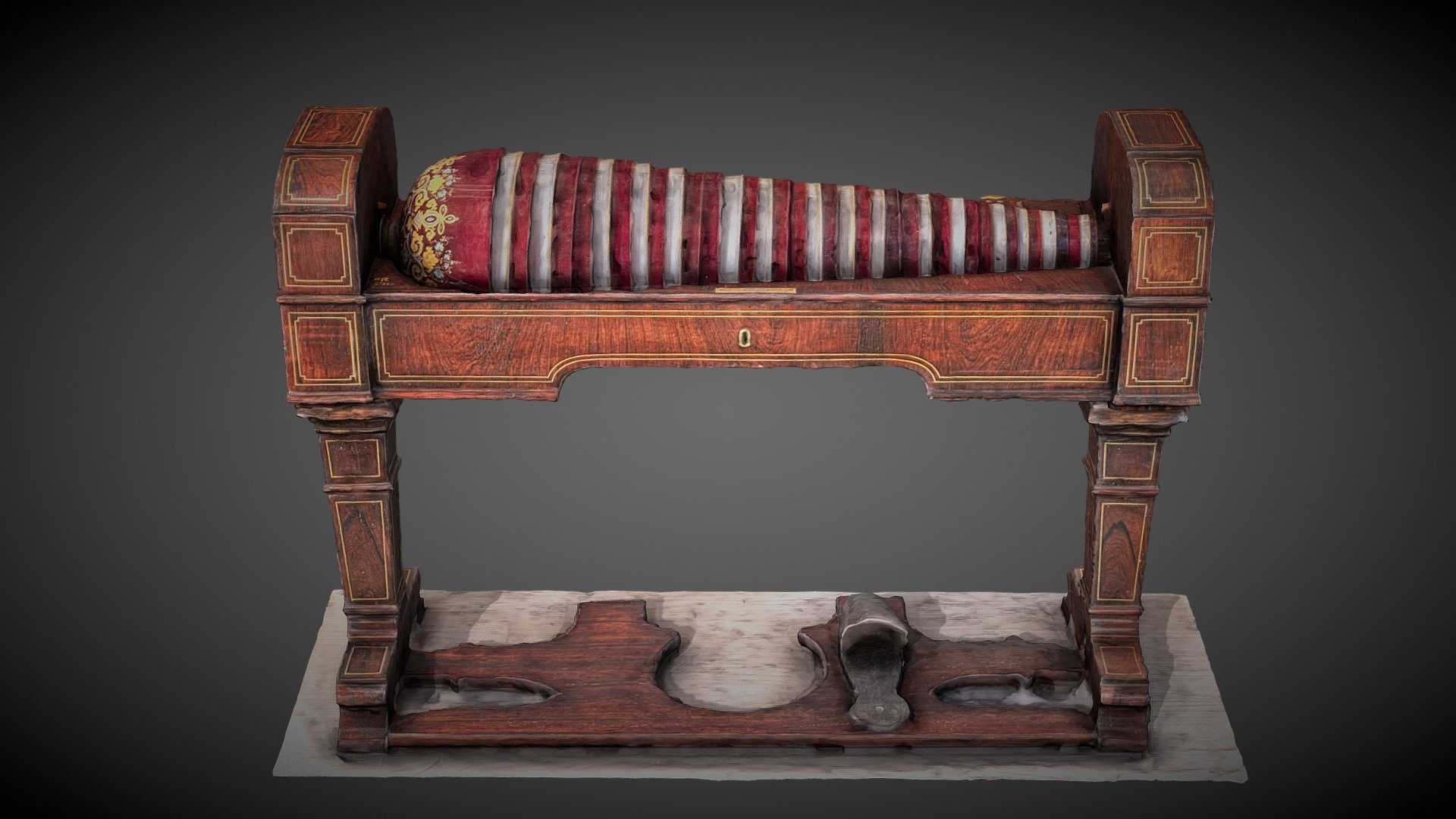 Glass harmonica 3D model by Narodni_muzeum [e499969] Sketchfab