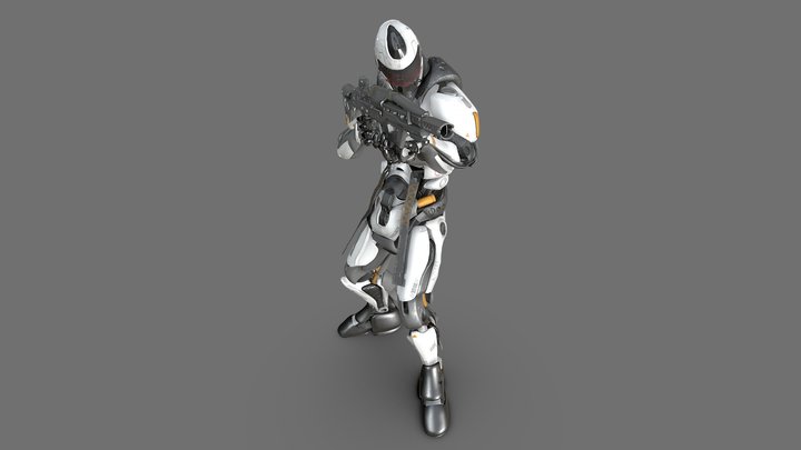 Mand-the mecha 3D Model