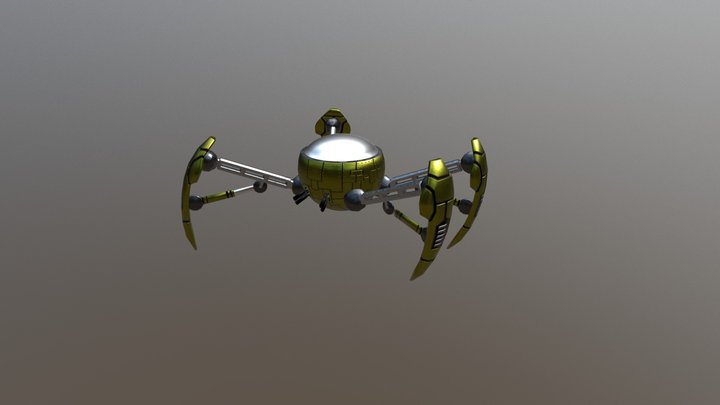 Mecha Spider 3D Model