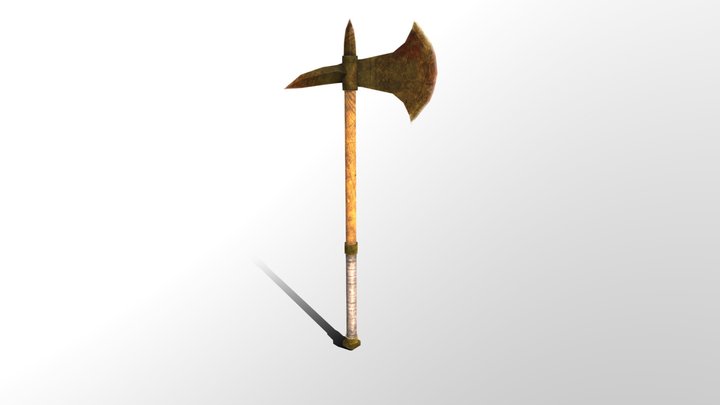 ps1 steelaxe 3D Model