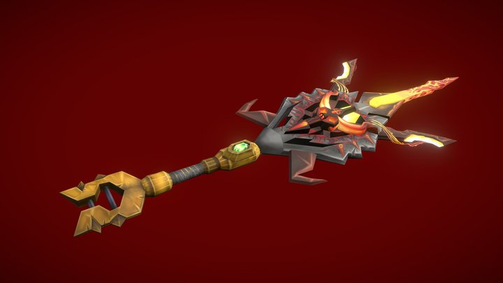 Cursed Blades 3D Model