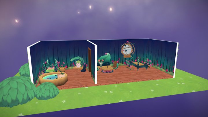 Fairy Room Theme 3D Model
