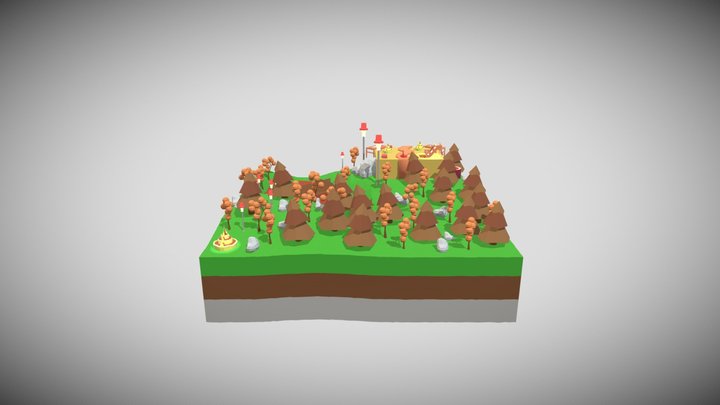 Parc de l'horreur 3D Model