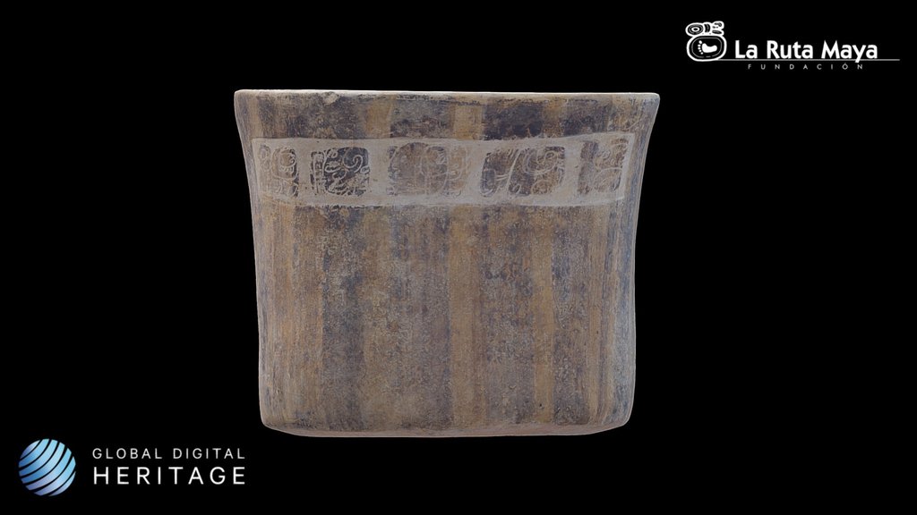 Lord of Chatan's cacao drinking vessel