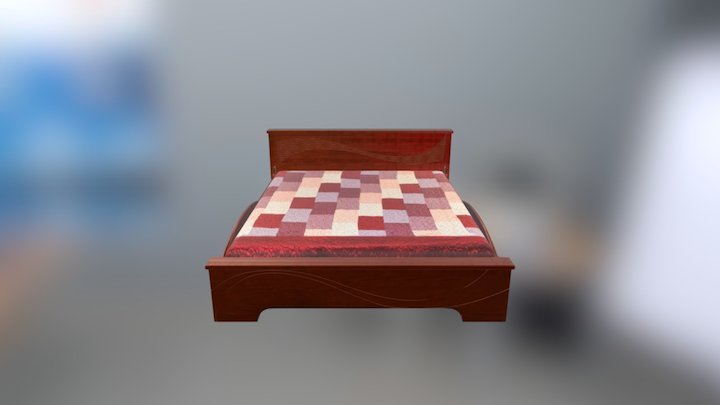 Bed 001 3D Model