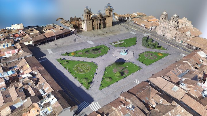 Plaza de Armas Cusco - Catedral 3D Model