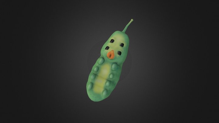 Larvae Crying 3D Model