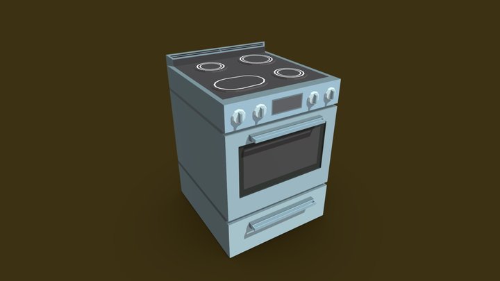 Stove Asset - Home Appliances 3D Model