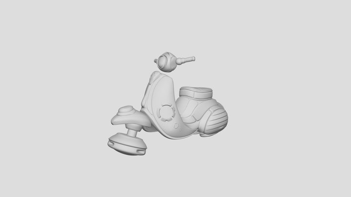 scooter_low 3D Model