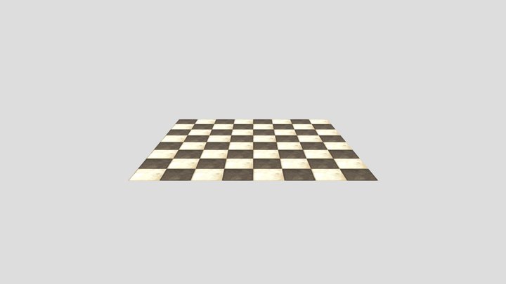 Checkerboard Floor 3D Model